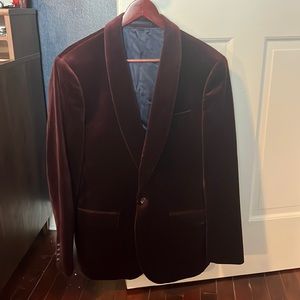 Ludlow Slim-Fit Shawl collar tuxedo jacket in velvet